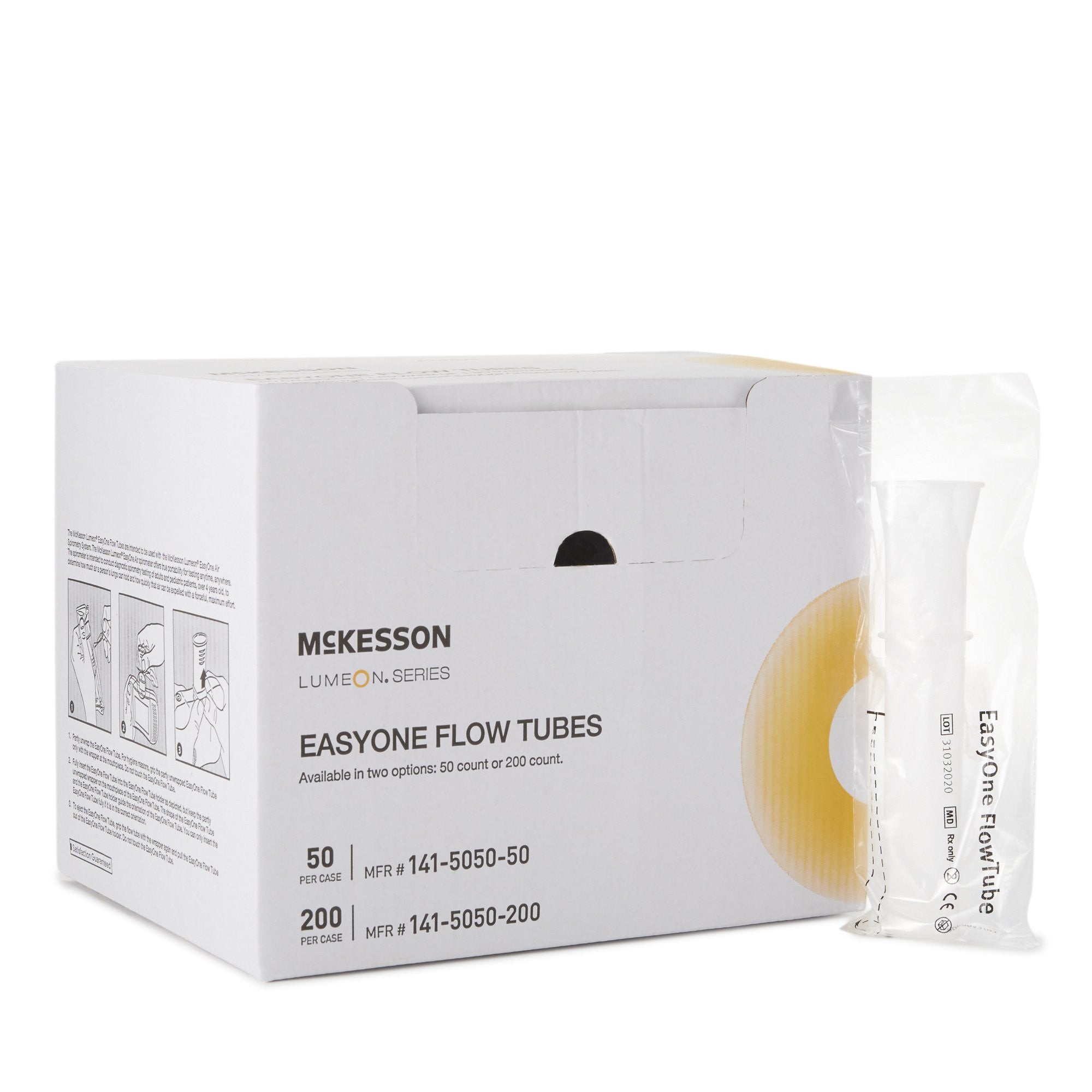 1055599 - McKesson - McKesson LUMEON Mouthpiece Plastic Disposable, 141-5050-200, Case of 200, (CS)