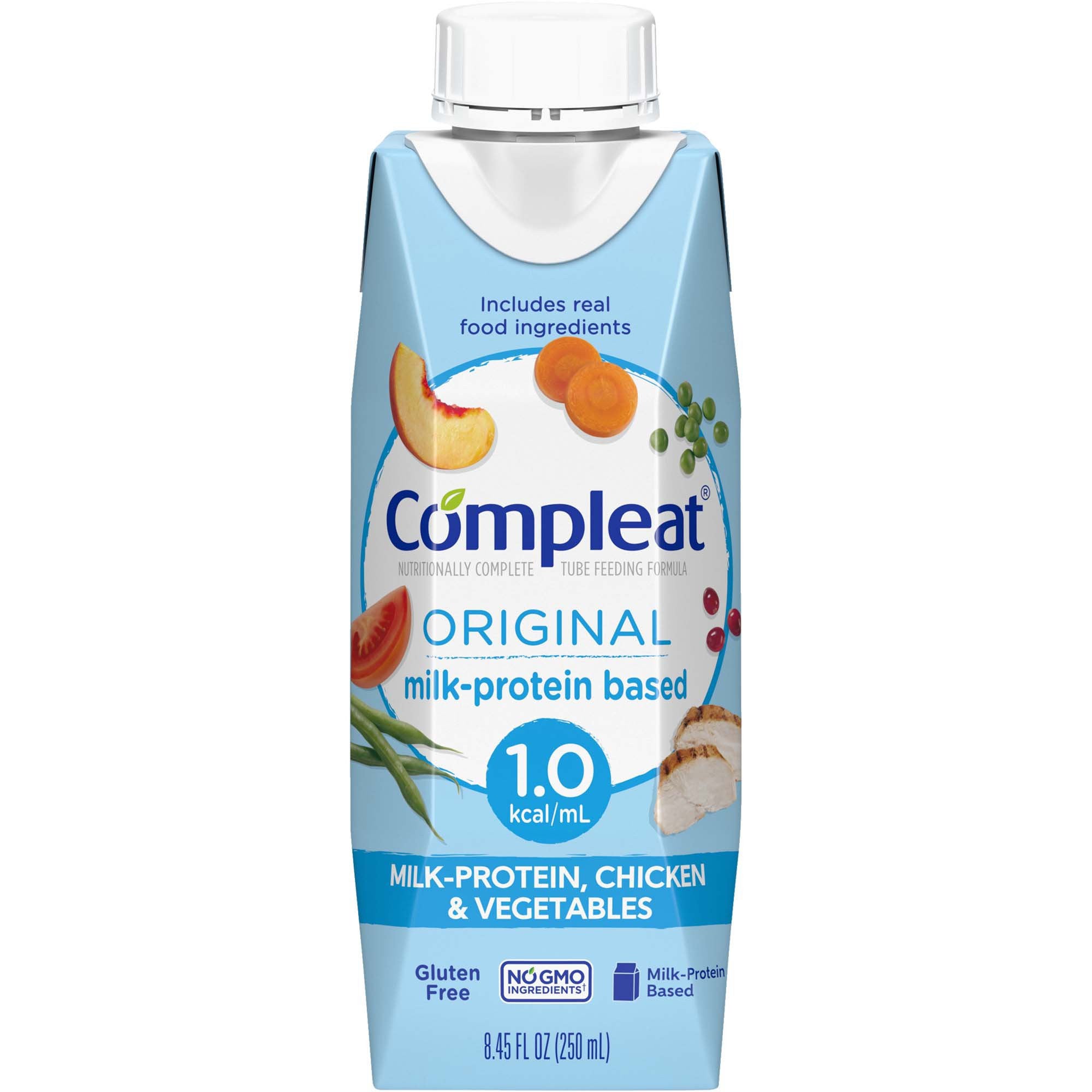 193798 - Compleat - Compleat Original Tube Feeding Formula Unflavored Liquid 8.45 oz. Reclosable Carton Pack of 1, (EA)