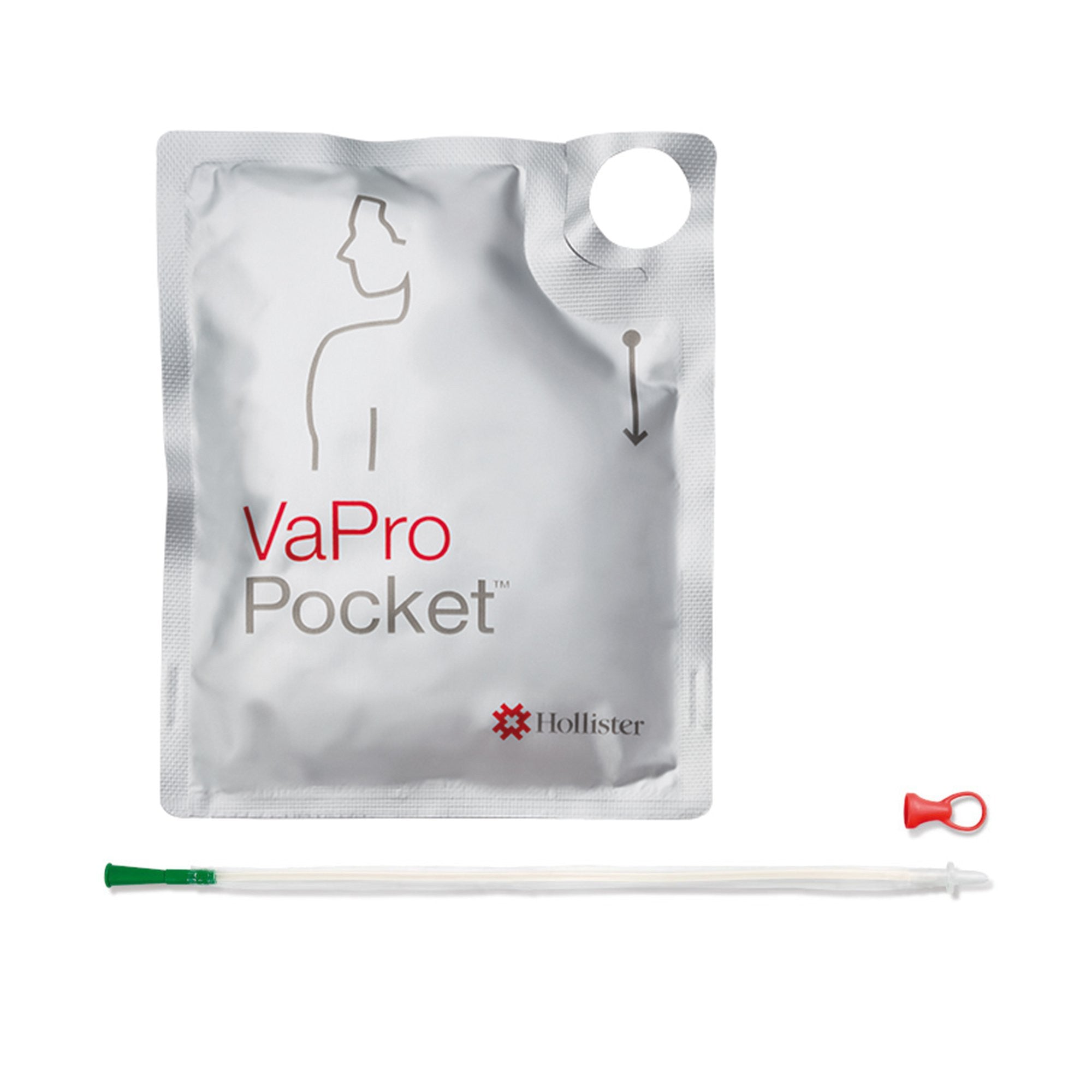 1004632 - VaPro - Intermittent Catheter Tray VaPro Plus Pocket Straight Tip 14 Fr. Hydrophilic Coated Phthalates-Free PVC 71144-30 Pack of 1, (EA)