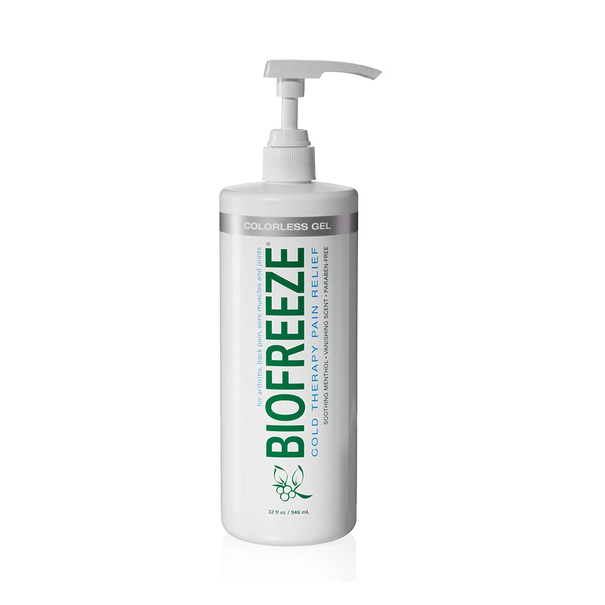 1027519 - Biofreeze - Topical Pain Relief Biofreeze Professional 5% Strength Menthol Topical Gel 32 oz RKT3209983 - Pack of 1, (EA)