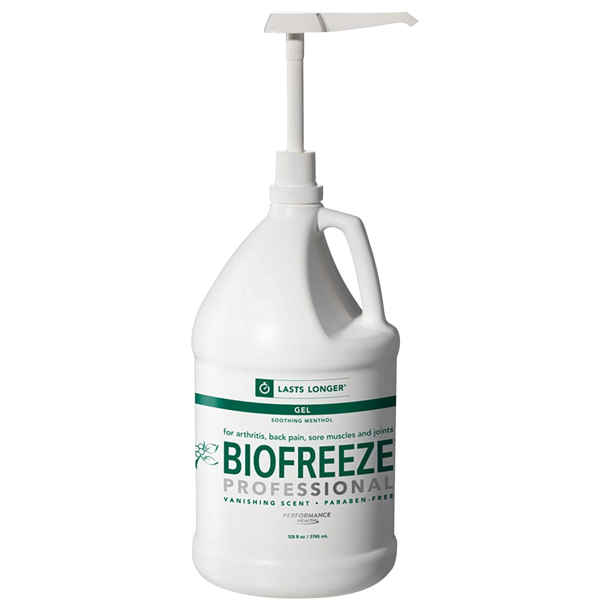 1027520 - Biofreeze - Topical Pain Relief Biofreeze Professional 5% Strength Menthol Topical Gel 1 gal. RKT3209984 Case of 4, (CS)