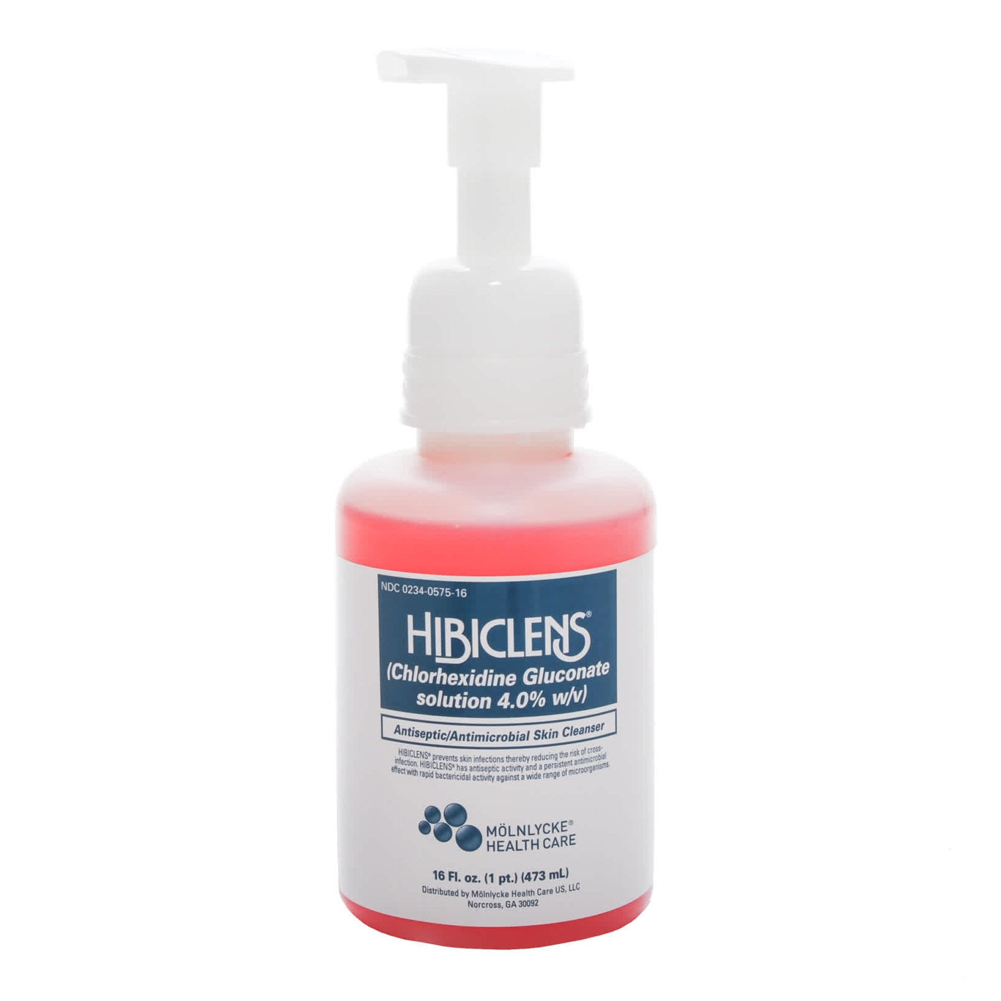 133297 - Hibiclens - Hibiclens Antiseptic Skin Cleanser with Pump, 4% Strength CHG, 16 oz., Case of 12 Bottles, (CS)