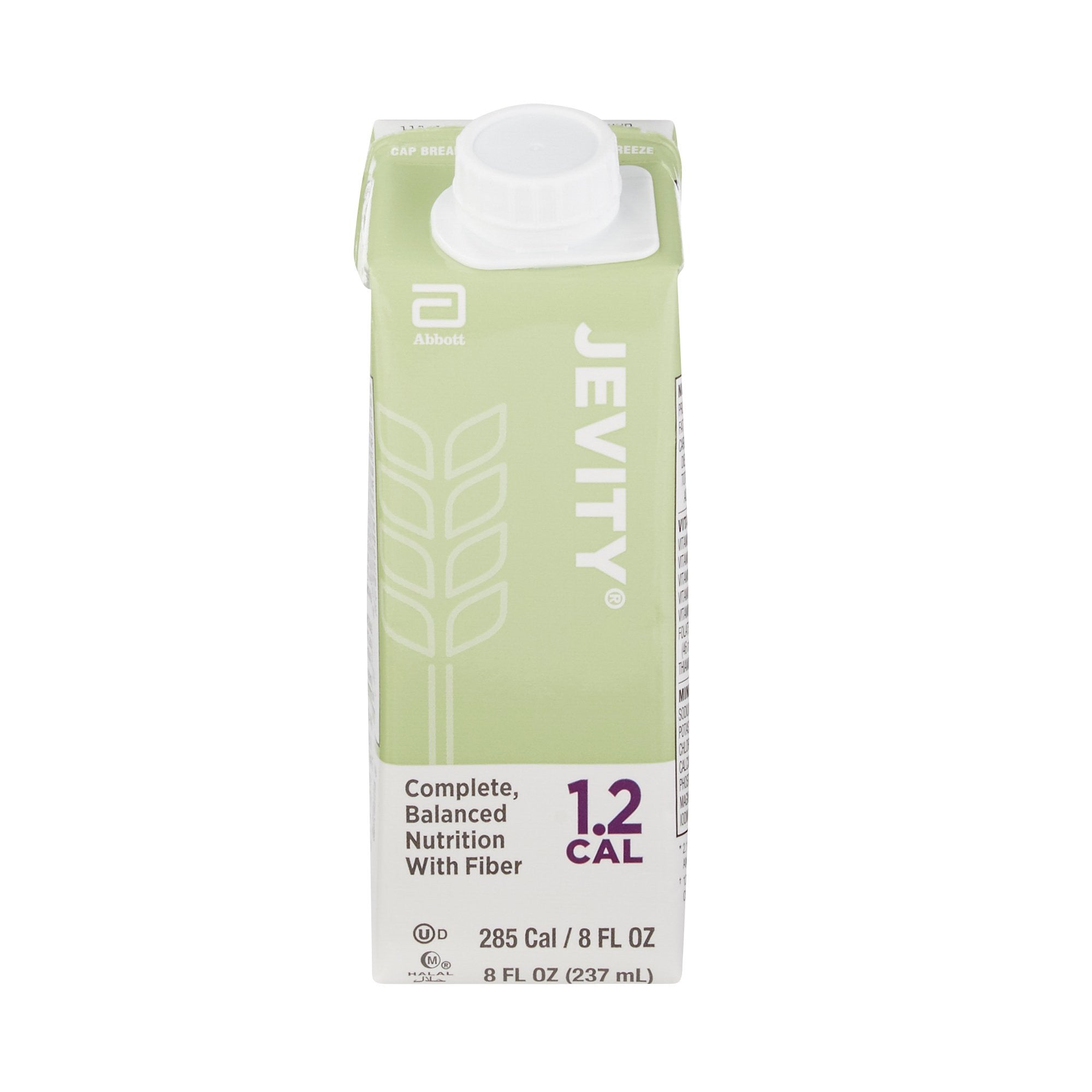 1048205 - Jevity - Jevity 1.2 Cal with Fiber Tube Feeding Formula Unflavored Liquid 8 oz. Reclosable Carton, 64625, Pack of 1, (EA)