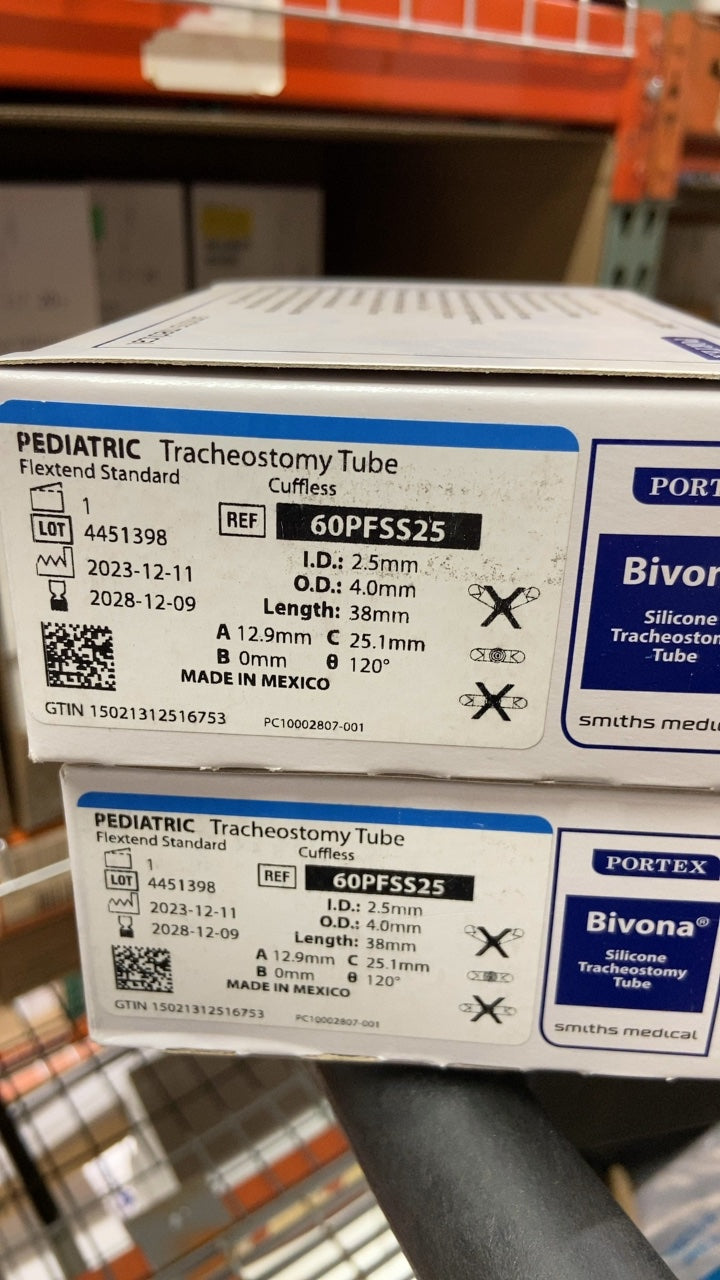 60PFSS25 - SMITHS MEDICAL - Trach Tubes by Smiths Medical, (BX/1)