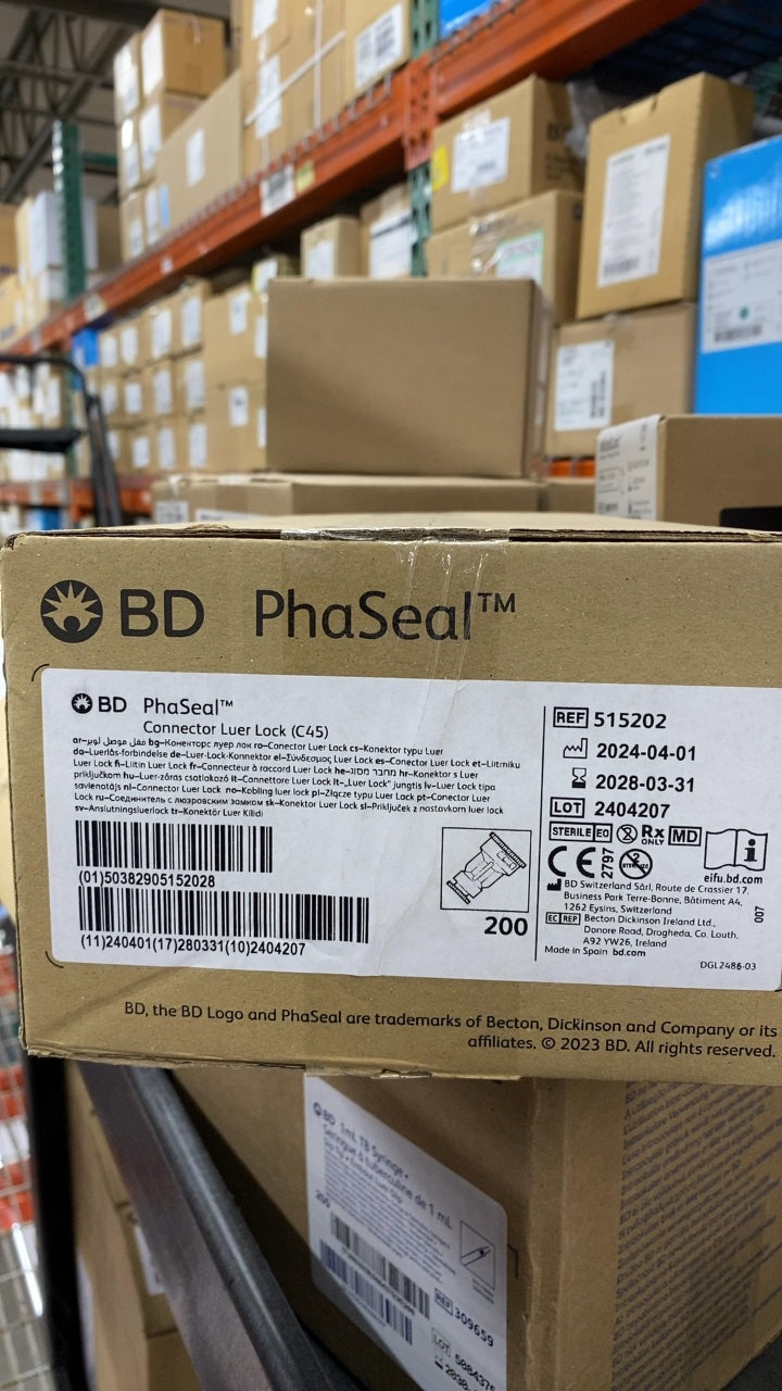 515202 - BD - BD PhaSeal Connector Luer Lock (C45), (BX/200)