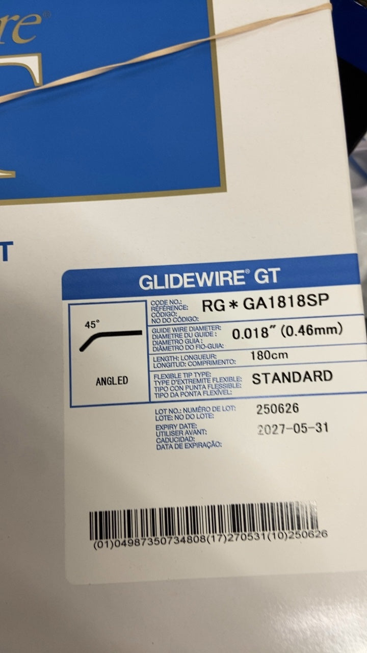 RG*GA1818SP - TERUMO - GLIDEWIRE GT, (BX/1)