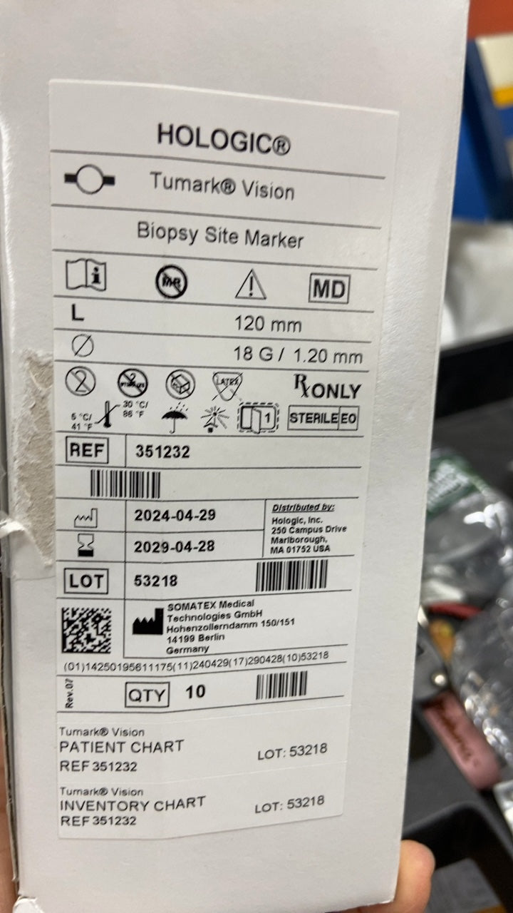 351232 - SOMATEX MEDICAL - Tumark Vision Biopsy Site Marker, (EA/1)