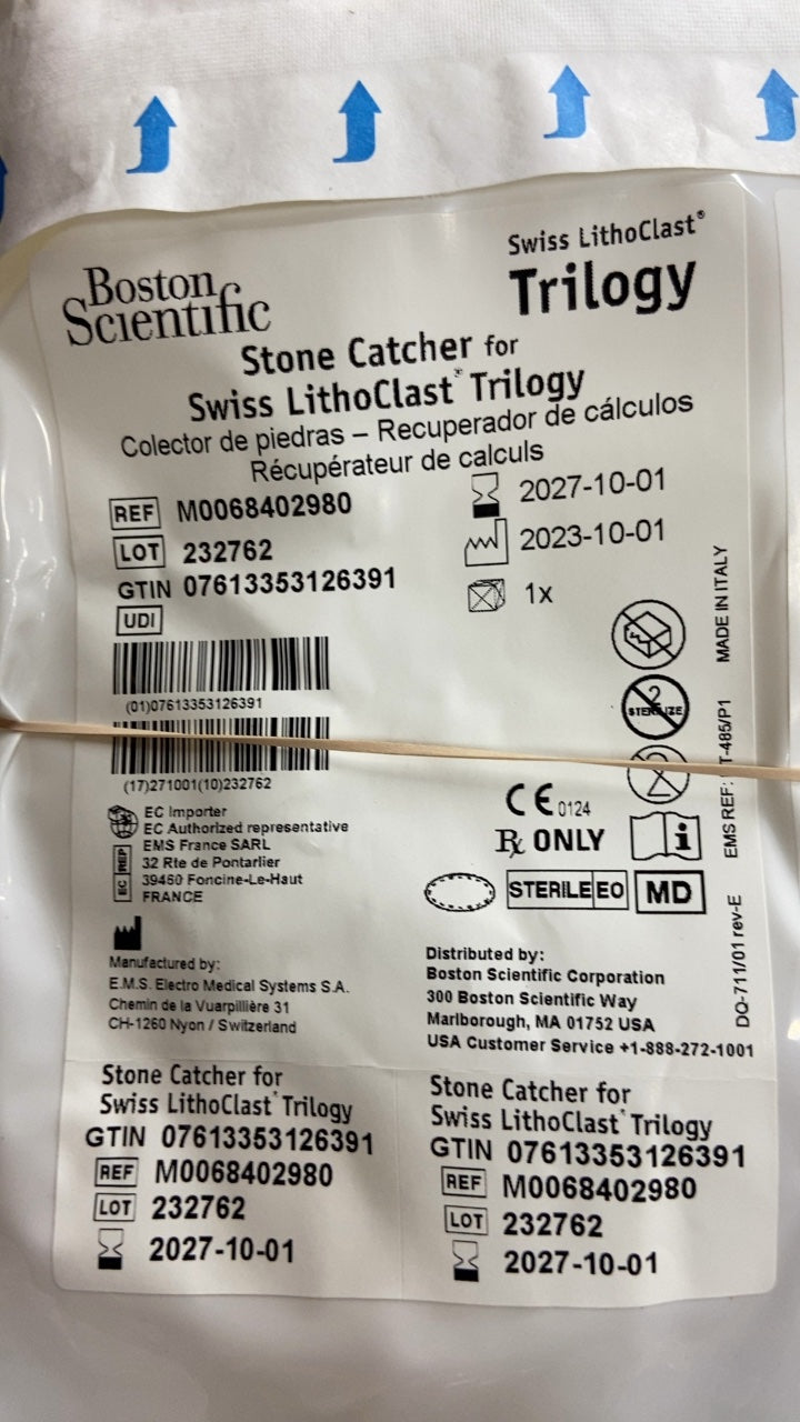 M0068402980 - E.M.S. ELECTRO MEDICAL SYSTEMS - Stone Catcher for Swiss LithoClast Trilogy, (EA/1)