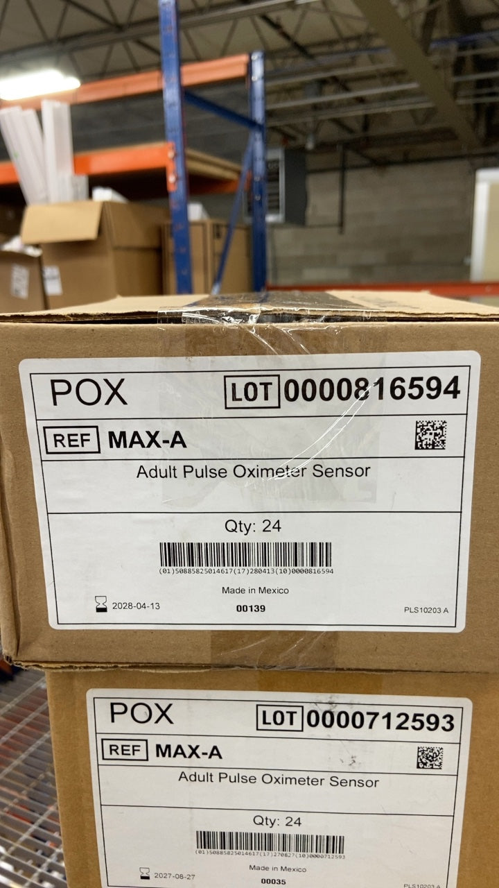 MAX-A - STRYKER - Nellcor Adult SpO2 Sensor >30kg, (BX/24)