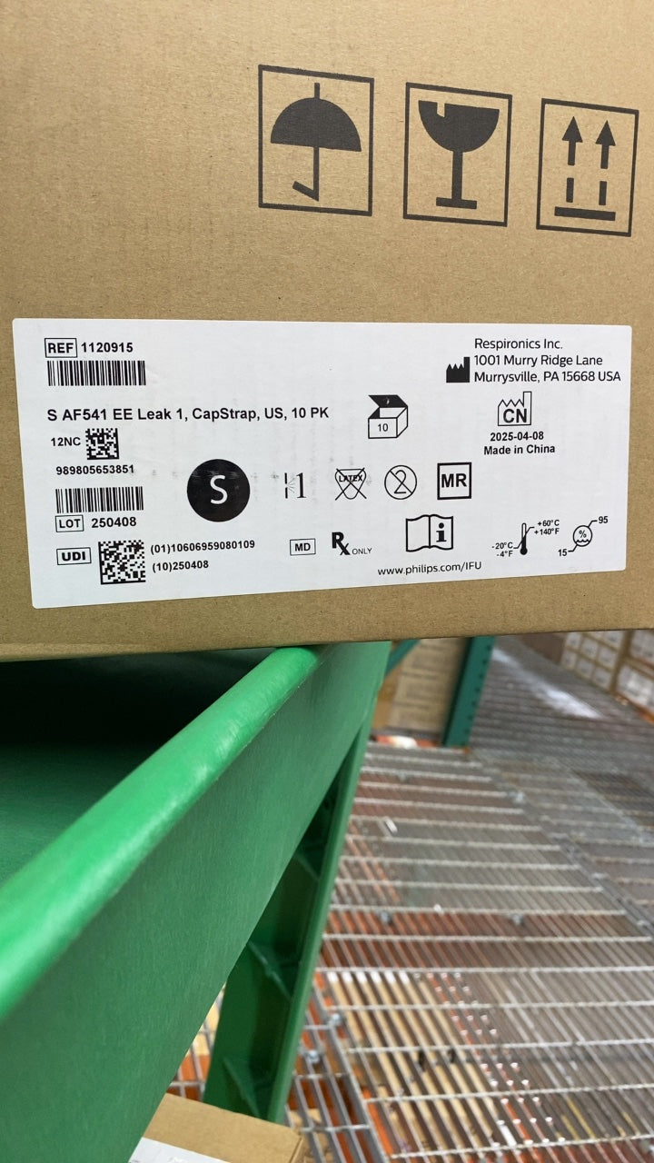 1120915 - RESPIRONICS - S AF541 EE Leak 1, CapStrap, US, 10 PK, (CS/10)