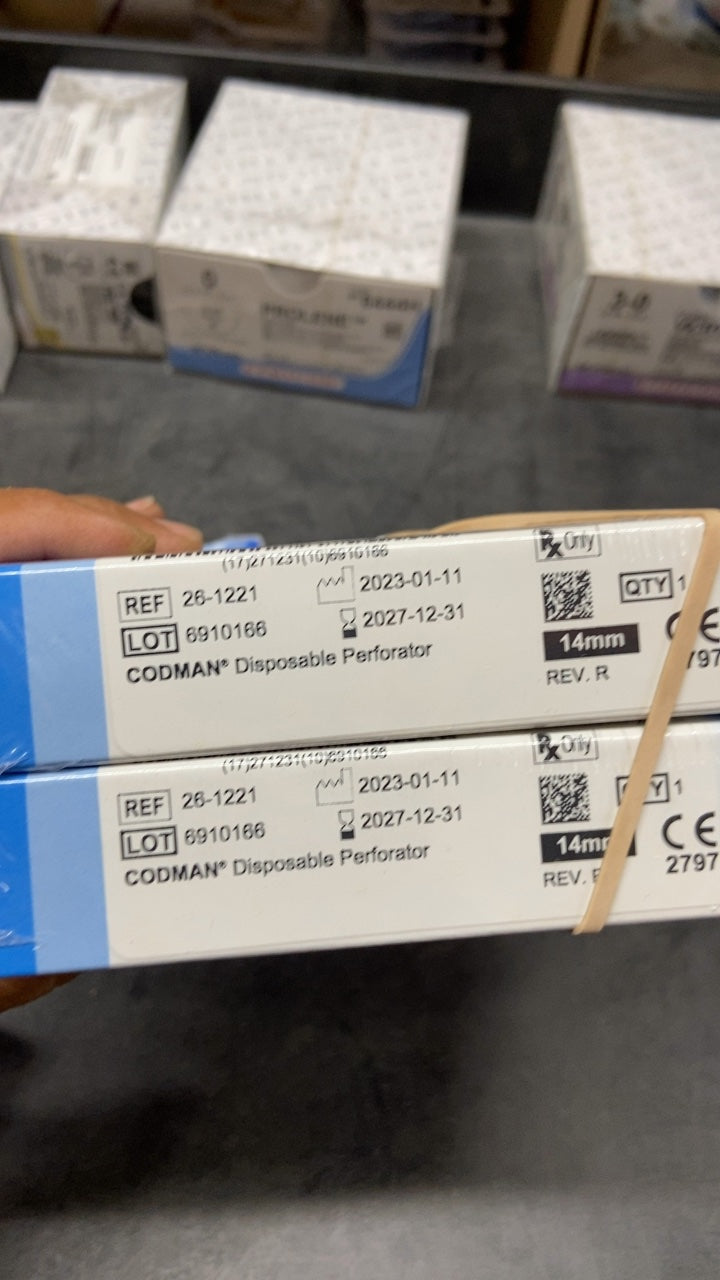 26-1221 - INTEGRA - Disposable Perforator, 14 mm, (BX/1)