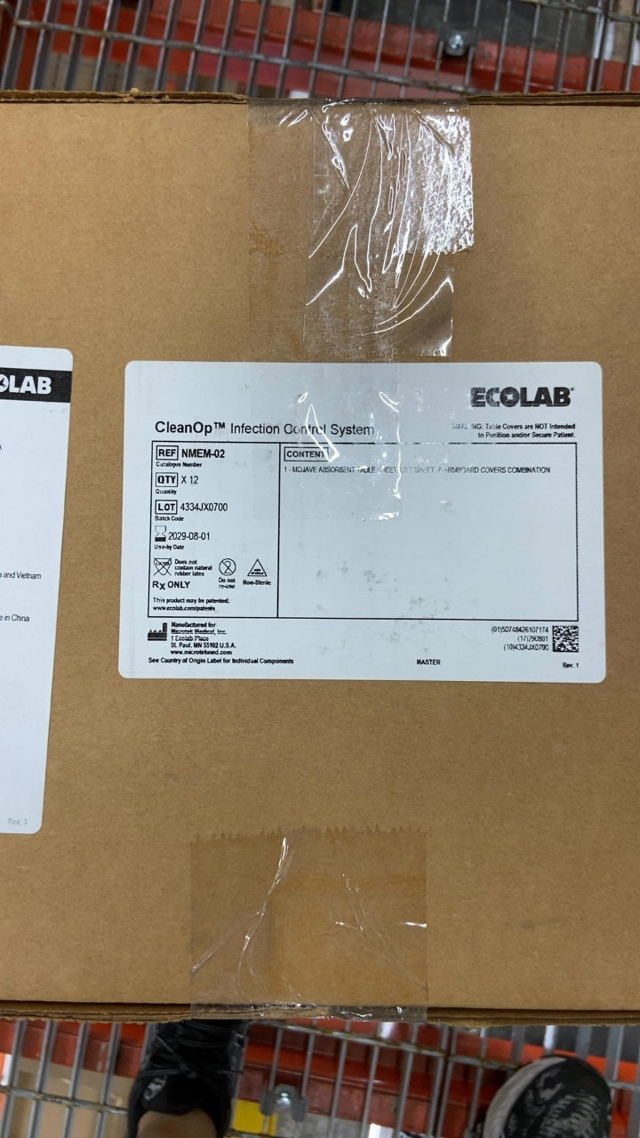 NMEM-02 - ECOLAB - CleanOp™ Infection Control System, (BX/12)
