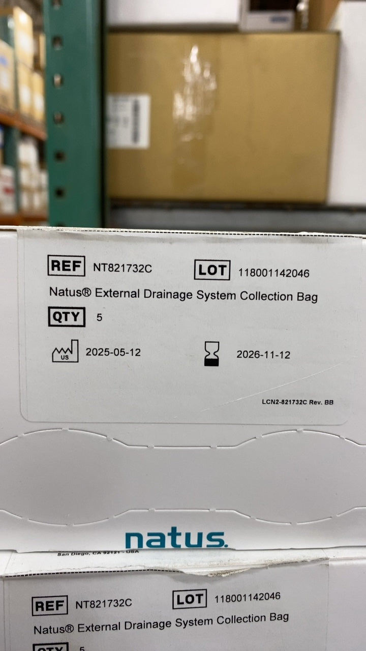 NT821732C - NATUS - Natus® External Drainage System Collection Bag, (BX/5)