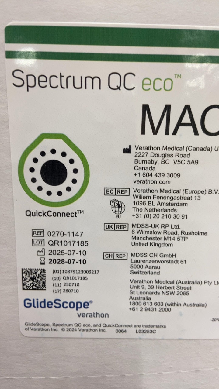 0270-1147 - VERATHON MEDICAL - Spectrum QC eco QuickConnect, (BX/10)