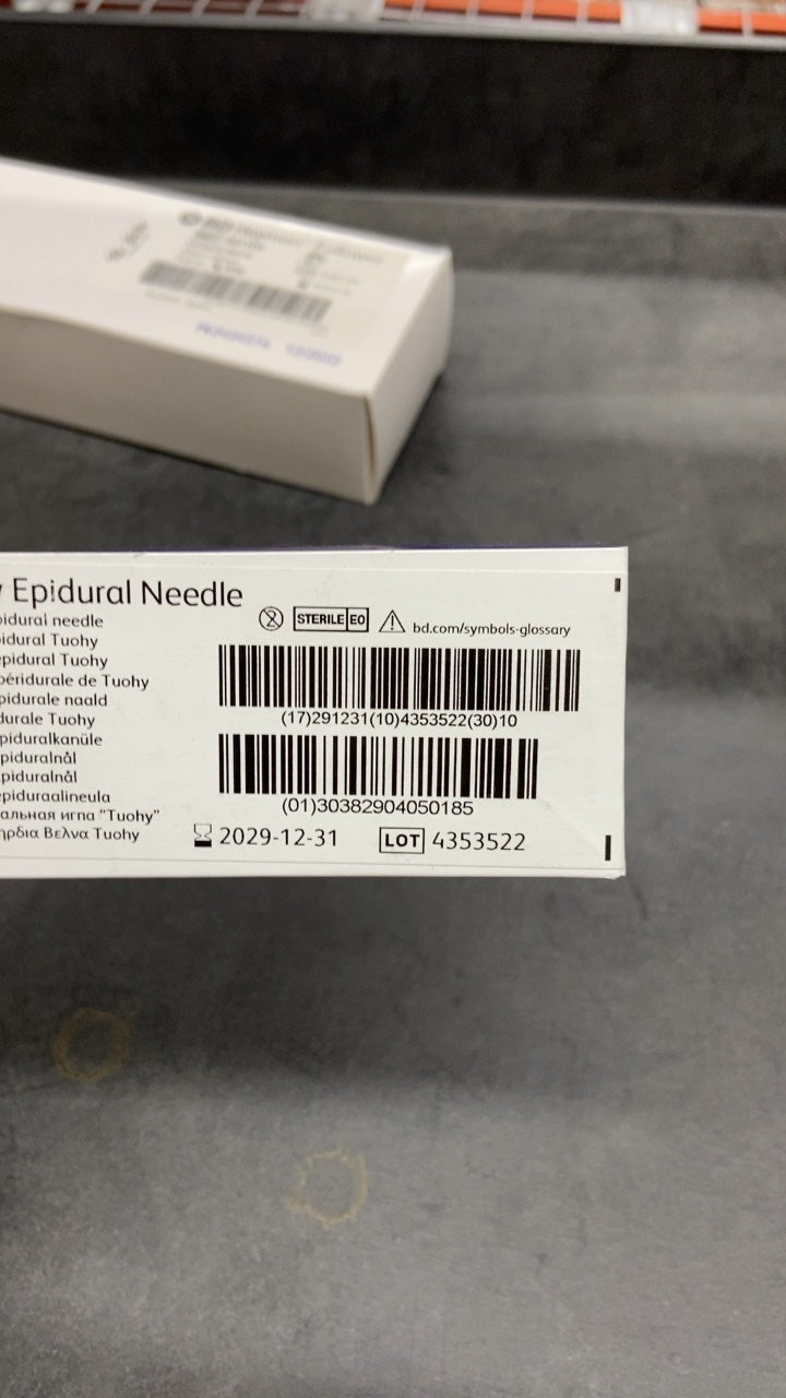 405018 - BD - Epidural Needle, (BX/10)