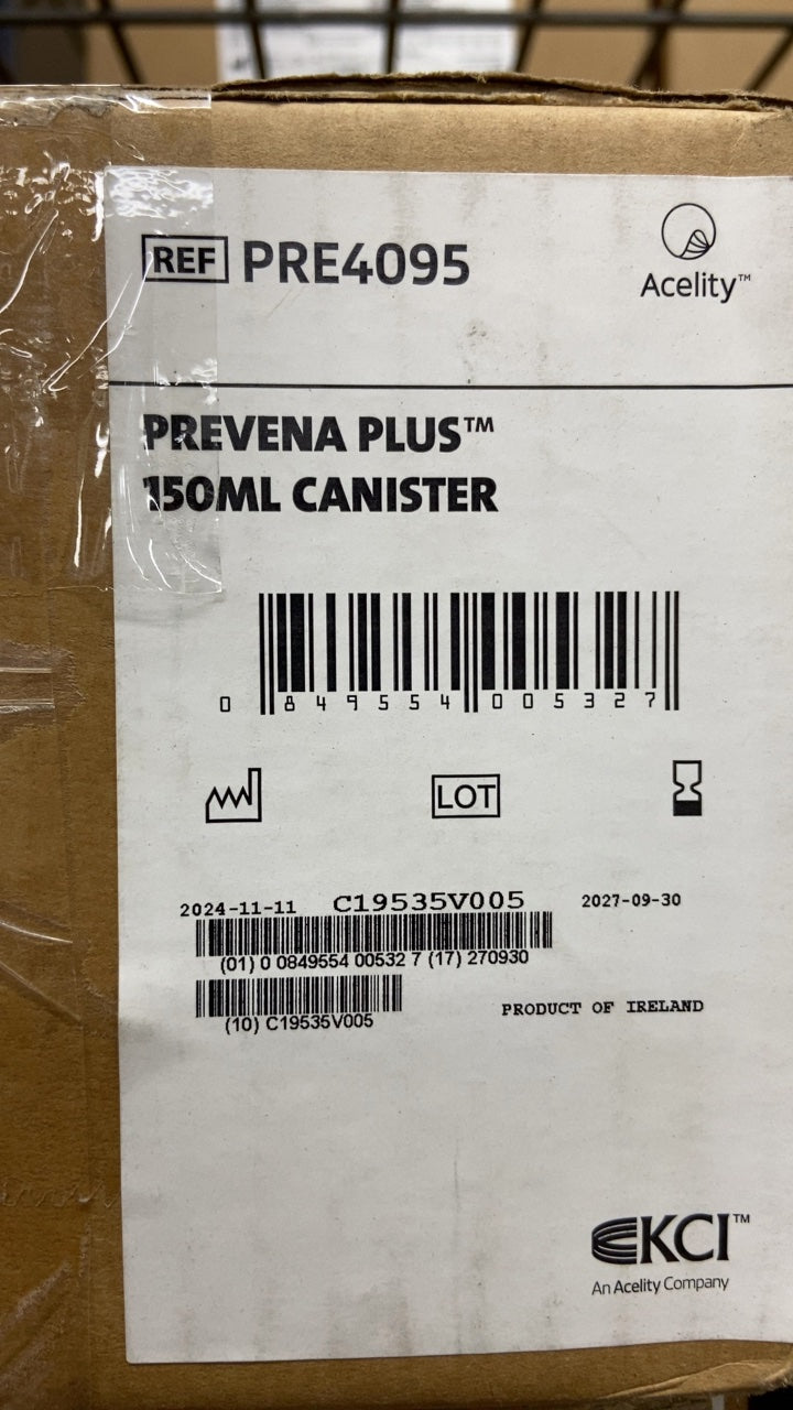 PRE4095 - KCI - PREVENA PLUS 350ML CANISTER, (BX/5)