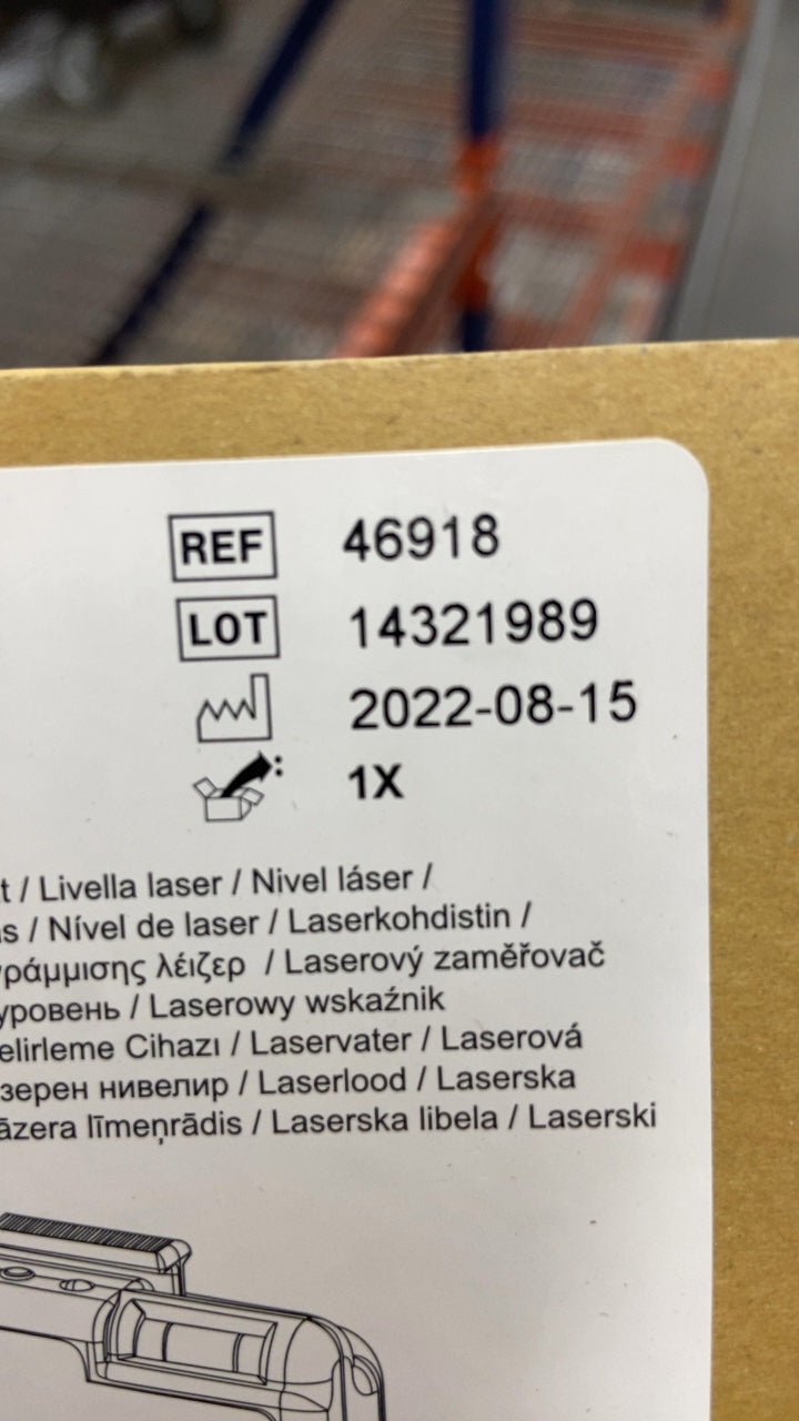 46918 - MEDTRONIC - Laser level / Nivel láser / Laserkohdistin, (BX/1)