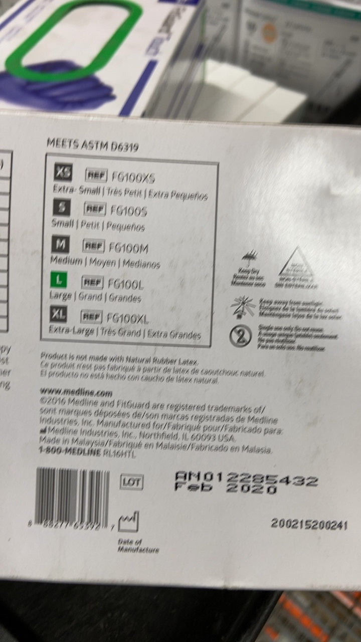 FG100L - MEDLINE - FitGuard, (BX/100)