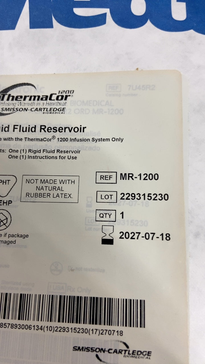 MR-1200 - MEDTRONIC - Rigid Fluid Reservoir, (EA/1)