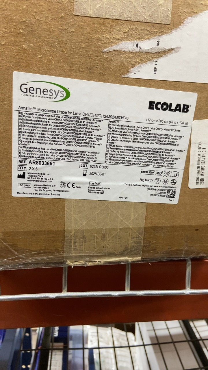 AR8033651 - MICROTEK MEDICAL - Armatec™ Microscope Drape for Leica OH4/OH3/OHS/MS2/MS3/F40, (CS/10)