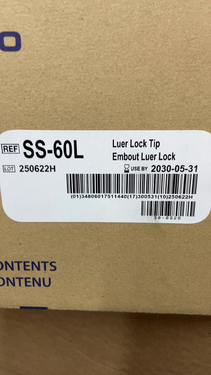 SS-60L - TERUMO - Luer Lock Tip, (BX/25)