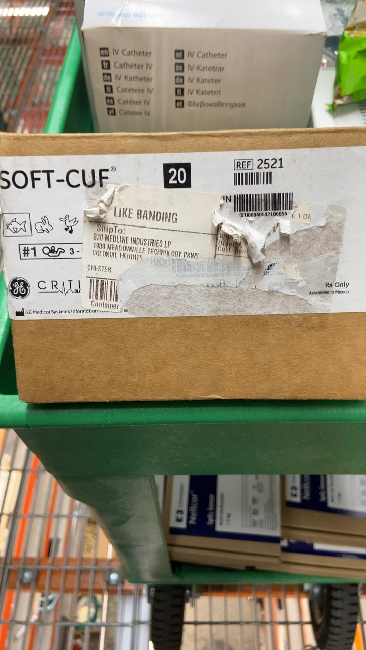 2521 - GE - SOFT-CUF IV Catheter, (BX/20)