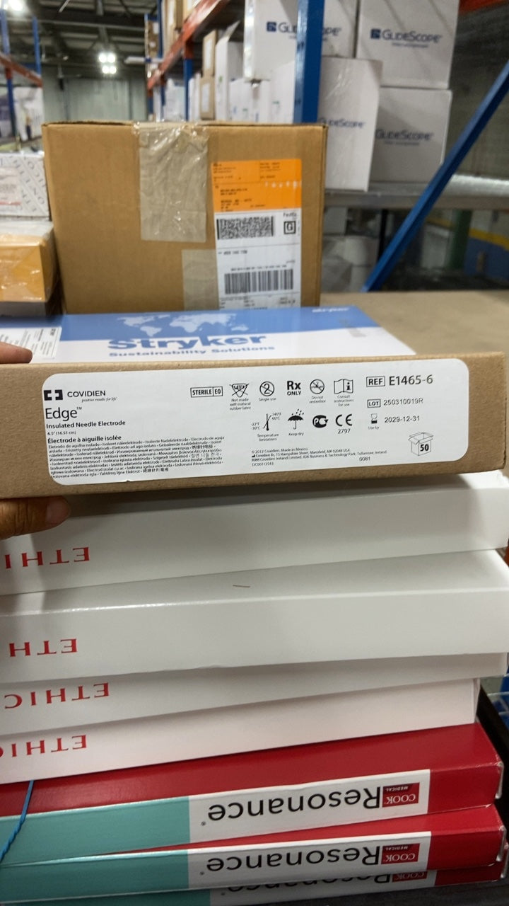 E1465-6 - COVIDIEN - Edge Insulated Needle Electrode, 6.5 in. Size, (BX/50)