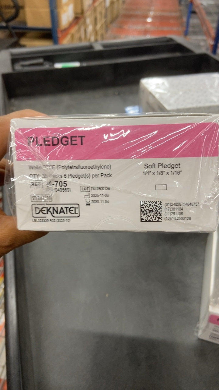K-705 - DEKNATEL - Soft Pledget, (BX/36)