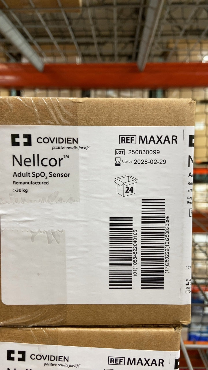 MAXAR - COVIDIEN - Nellcor Adult SpO2 Sensor, (BX/24)