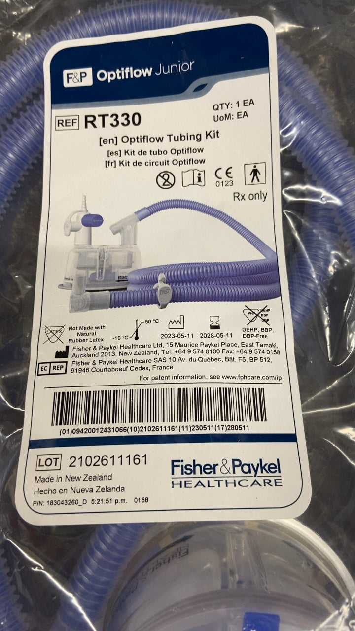 RT330 - FISHER & PAYKEL - Optiflow Junior Optiflow Tubing Kit, (EA/1)