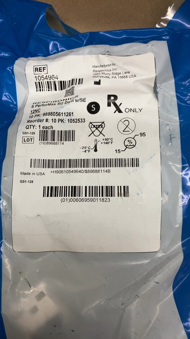 1054964 - RESPIRONICS - PerforMax SU Dom w/SE, (EA/1)