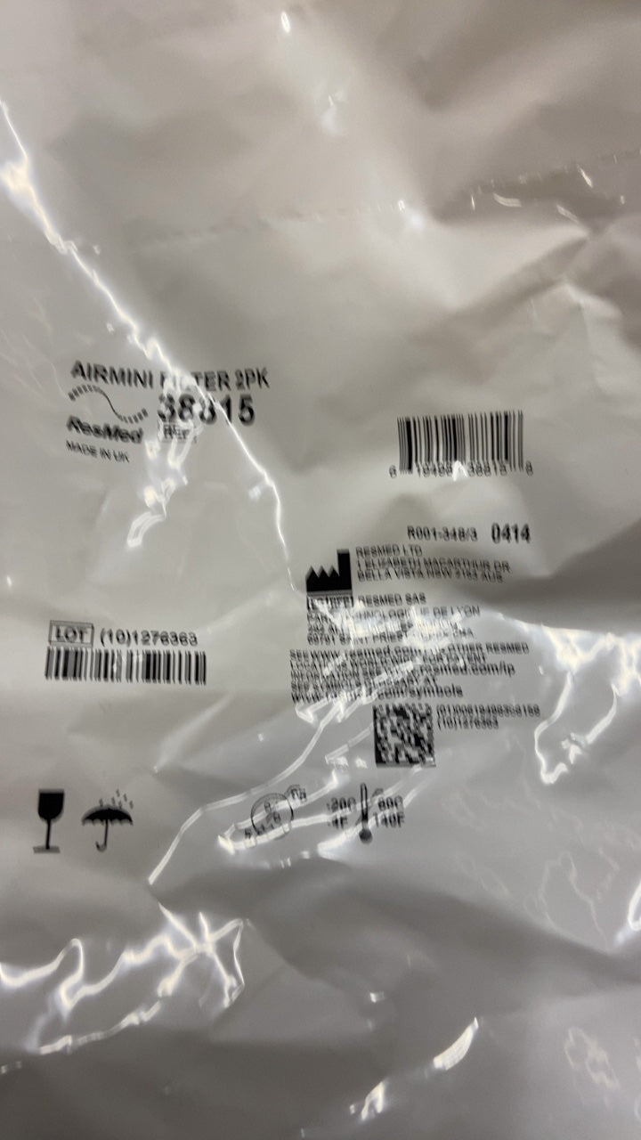 38316 - RESMED - AIRMINI FILTER 3PK, (EA/1)