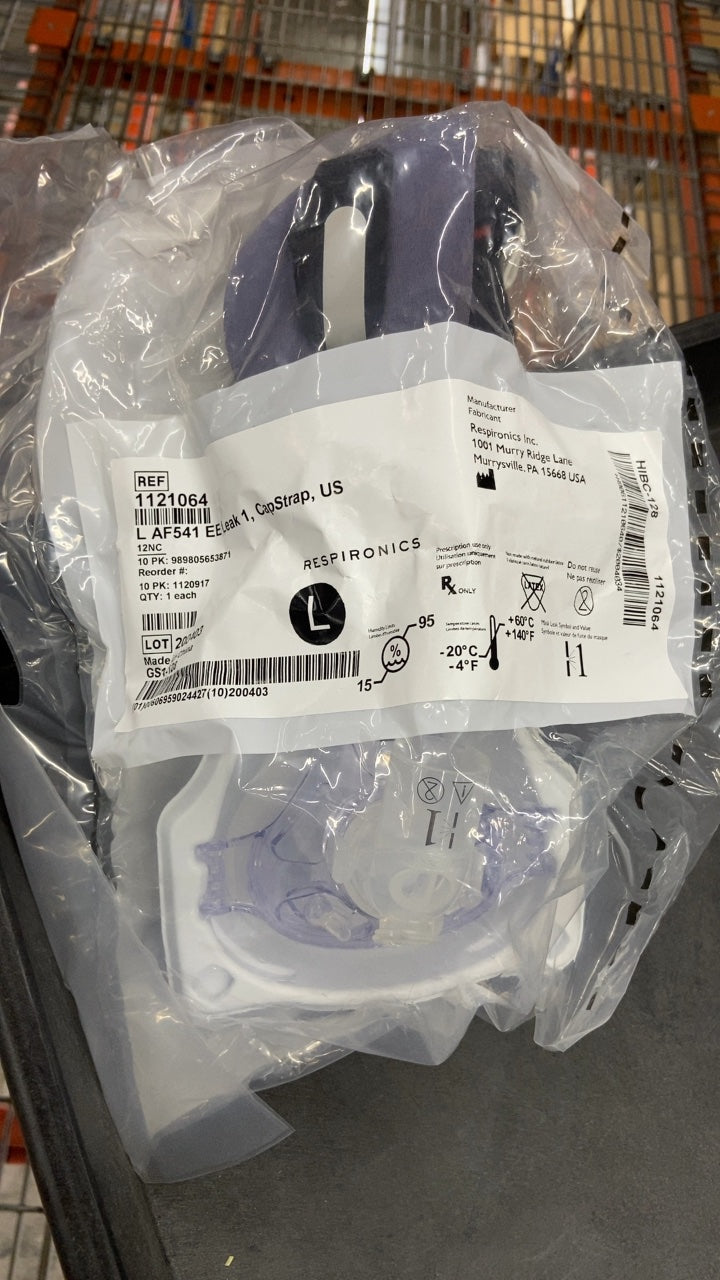 1121064 - RESPIRONICS - AF541 EzFit 1, CpStrap, US, (EA/17)