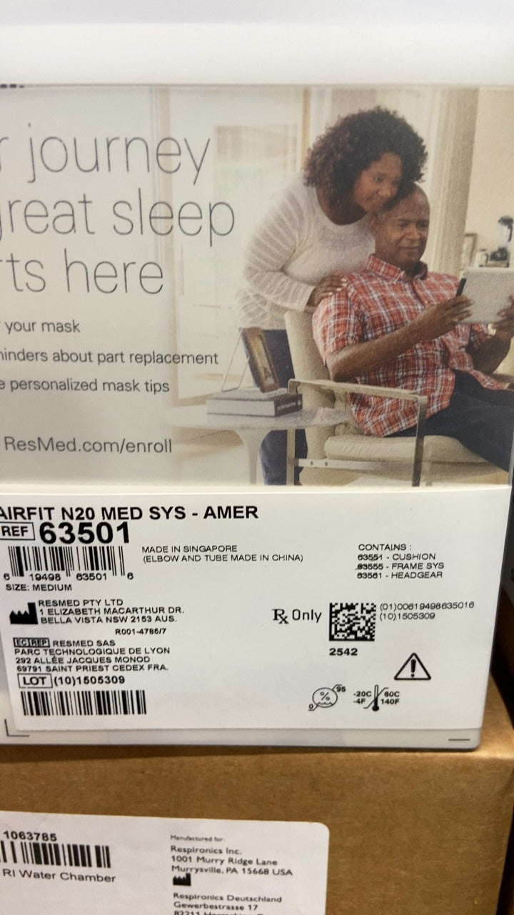 63501 - RESMED - AIRFIT N20 MED SYS - AMER, (BX/1)