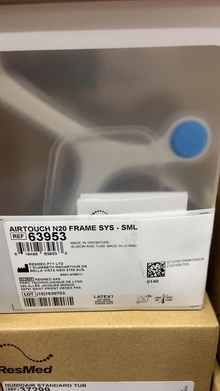 63953 - RESMED - AIRTOUCH N20 FRAME SYS - SML, (BX/1)