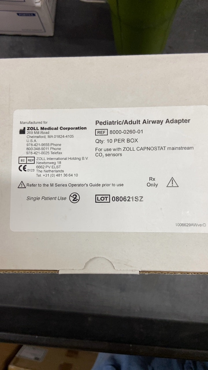 8000-0260-01 - WESTMED - Pediatric/Adult Airway Adapter, (BX/10)