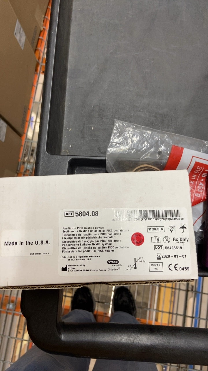 5804.08 - VYGON - Paediatric PICC fixation device, (BX/20)
