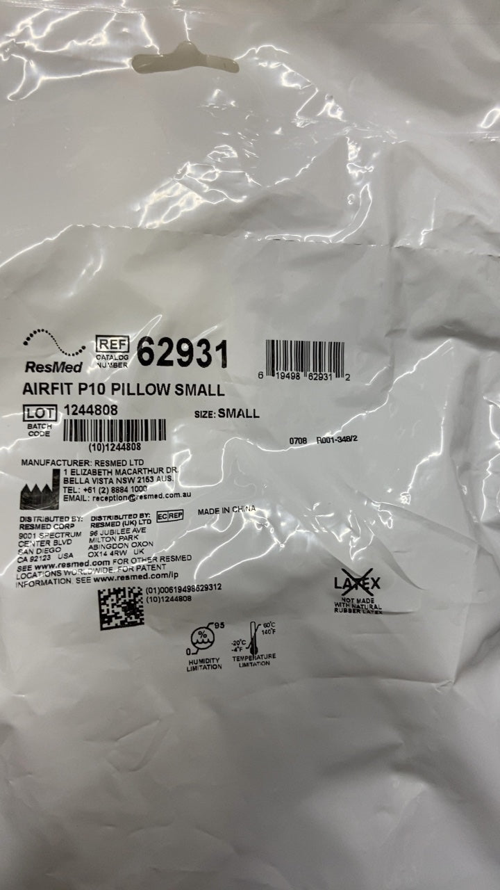 62931 - RESMED - AIRFIT P10 PILLOW SMALL, (EA/1)
