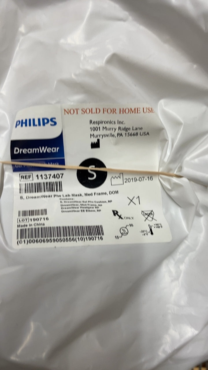 1137407 - RESPIRONICS - DreamWear Ptw Lab Mask, Med Frame, DOM, (EA/1)