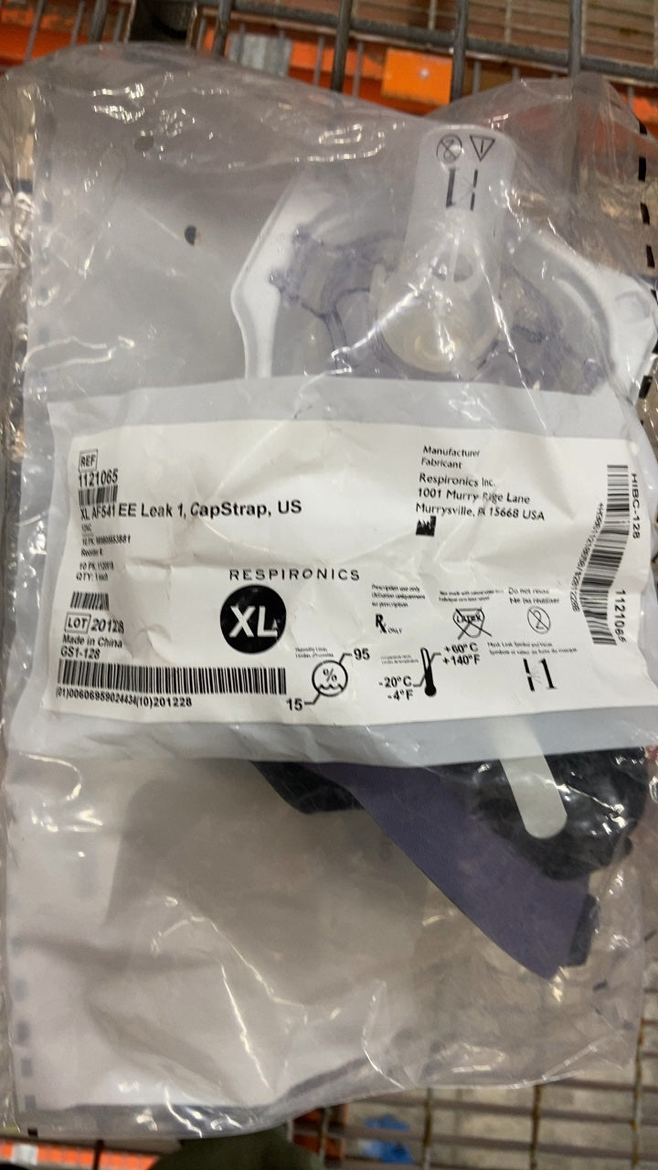1121065 - RESPIRONICS - XL M-S41 EE Leak 1, CapStrap, US, (EA/5)