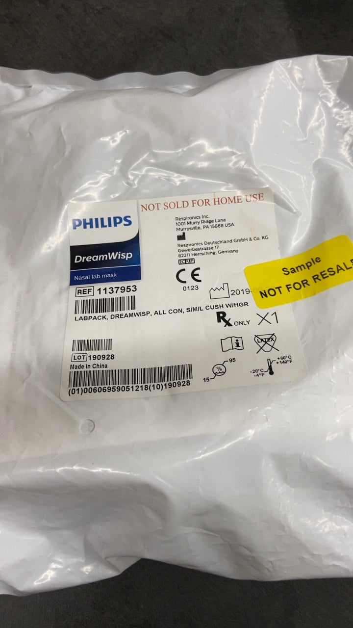 1137953 - RESPIRONICS - DreamWisp Nasal lab mask, (EA/16)