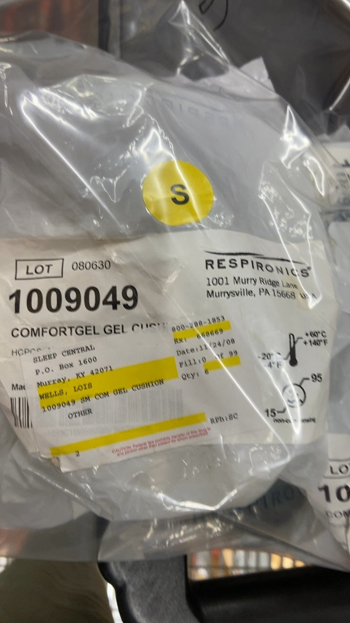 1009049 - RESPIRONICS - COMFORTGEL GEL CUSHION, (EA/1)