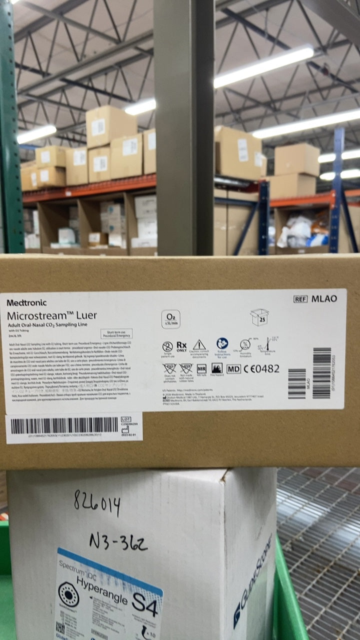 MLAO - MEDTRONIC - Microstream Luer Adult Oral Nasal CO2 Sampling Line, (BX/25)