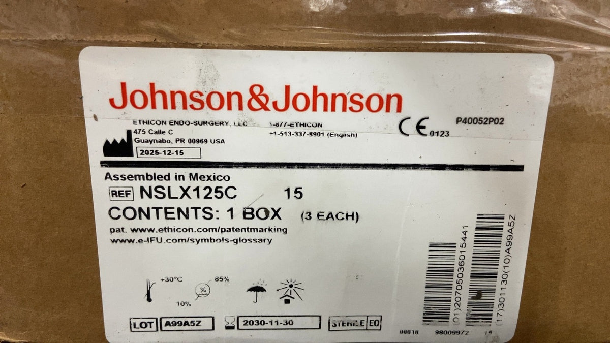 NSLX125C - ETHICON - Enseal X1 Advanced Bipolar Curved Jaw Tissue Sealer, 5 mm dia. x 25 cm Shaft Length, (BX/1)