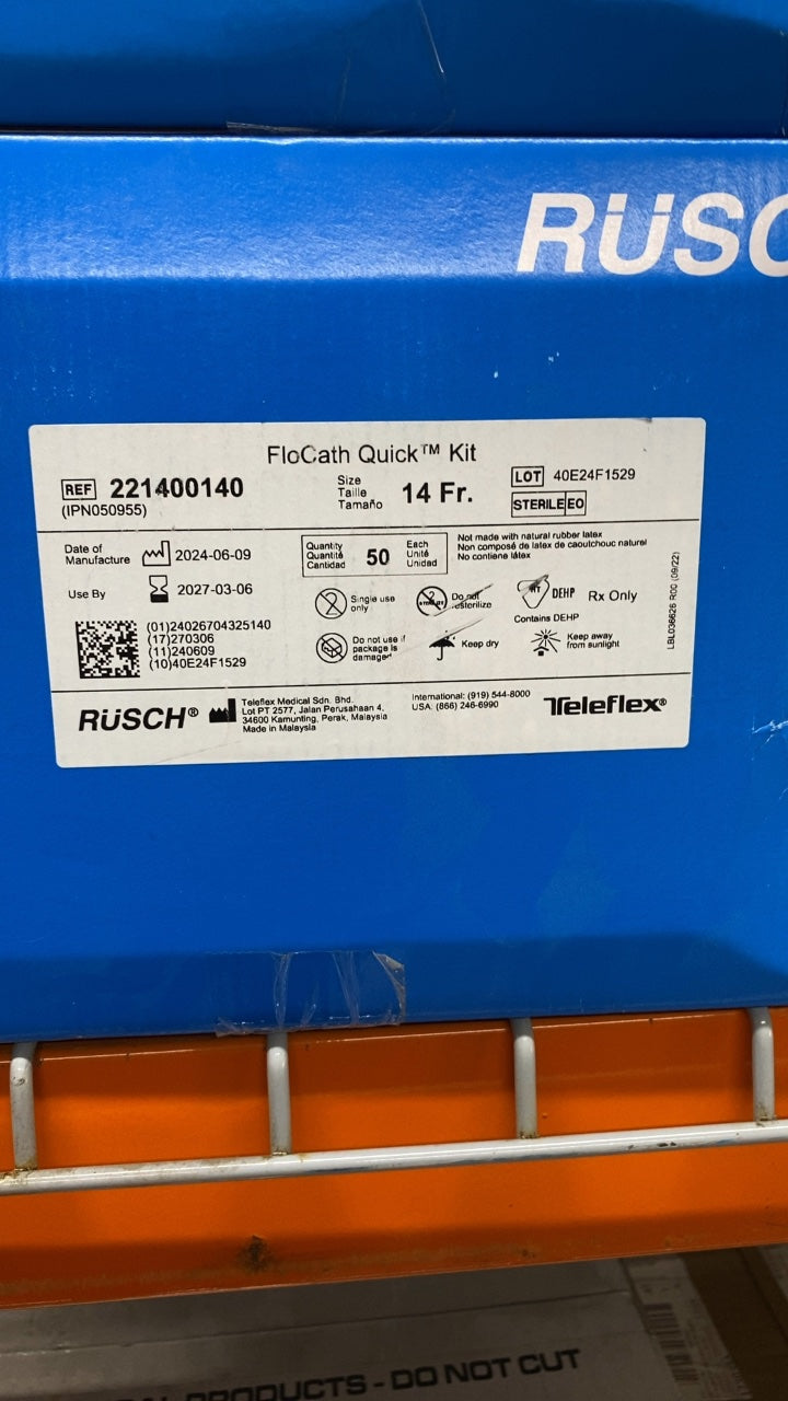 221400140 - TELEFLEX - FloCath Quick™ Kit, (BX/50)