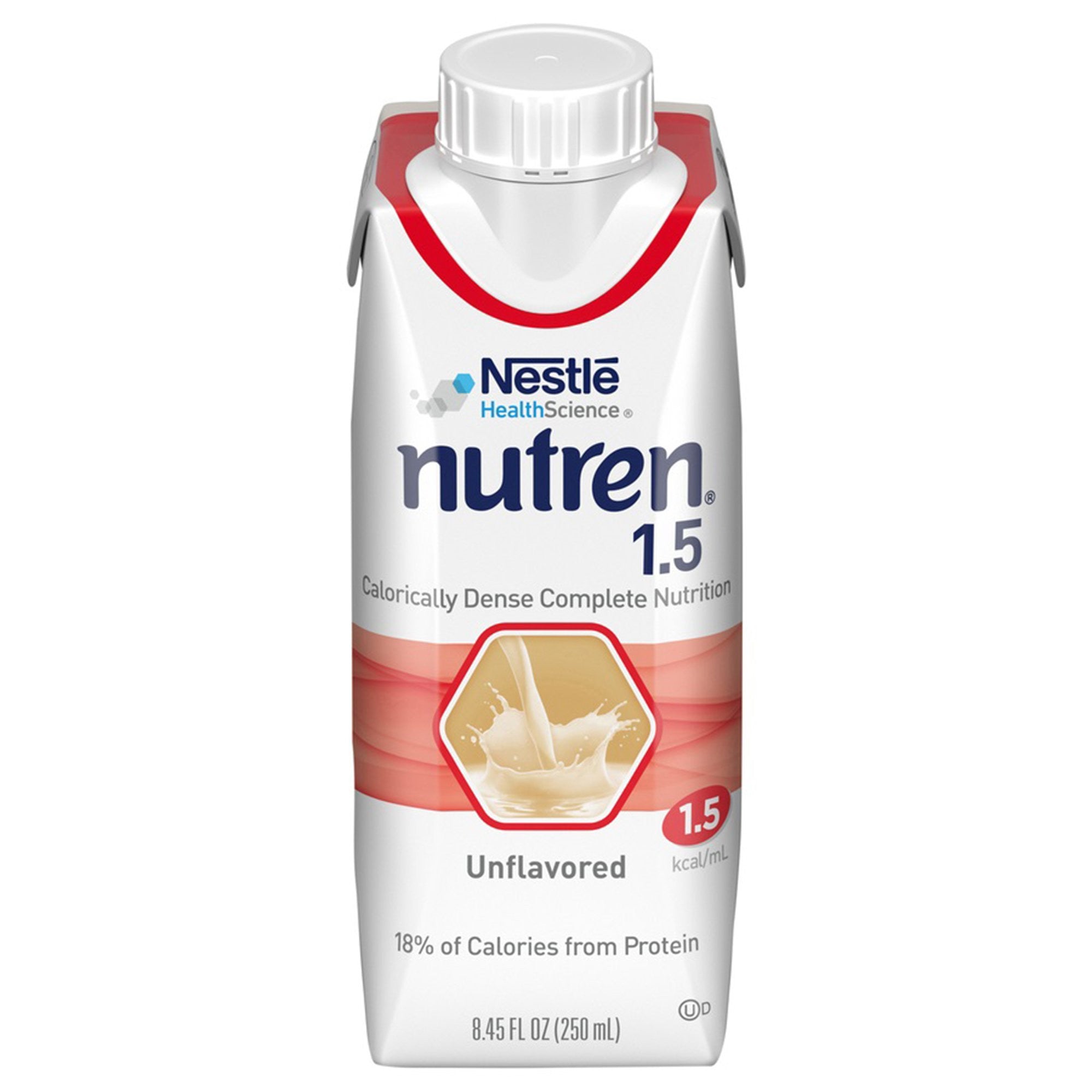 254695 - Nutren - Nutren 1.5 Tube Feeding Formula Unflavored Liquid 250 mL Carton of 1, (EA)