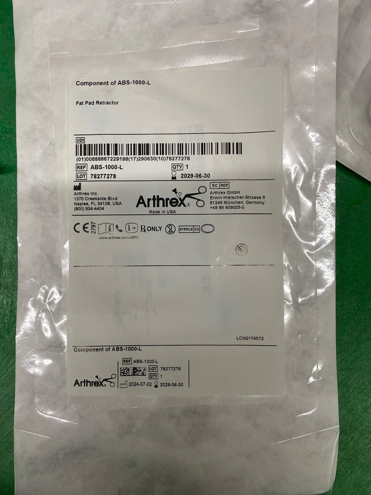 ABS-1000-L - ARTHREX - BioCartilage mixing and delivery system, large applicator, knee applications., (EA/1)