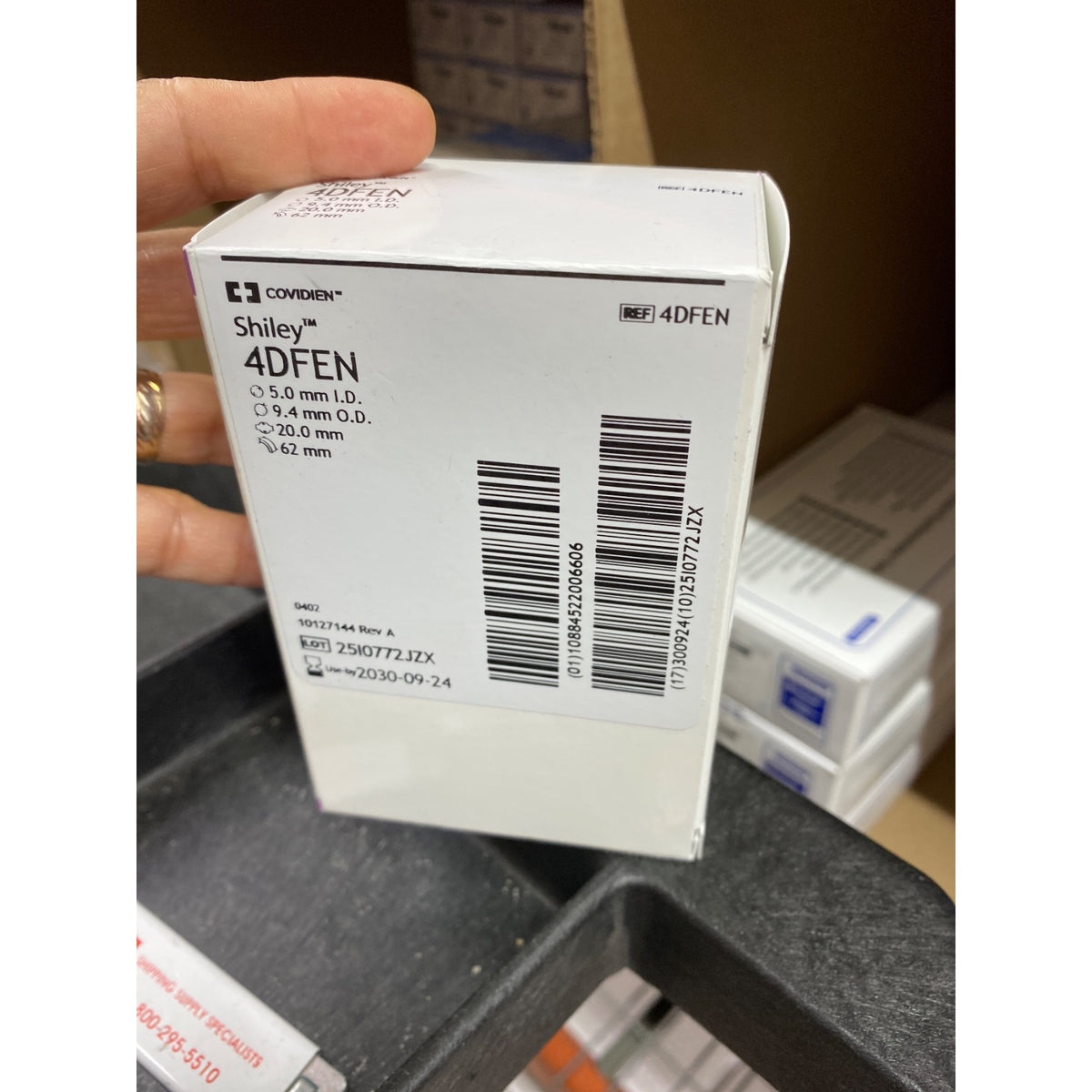 4DFEN - COVIDIEN - Tracheostomy Tube Cuffed with Disposable Inner Cannula,Fenestrated, (BX/1)