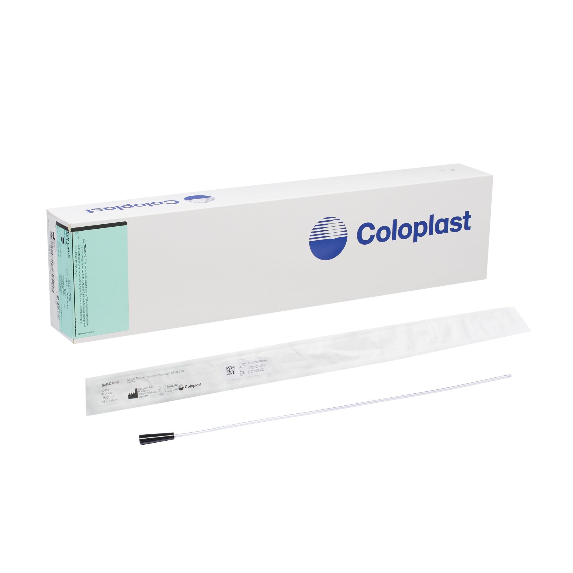 225493 - Self-Cath - Urethral Catheter Self-Cath Straight Tip Uncoated PVC 10 Fr. 16 in, 410 Box of 30, (BX)