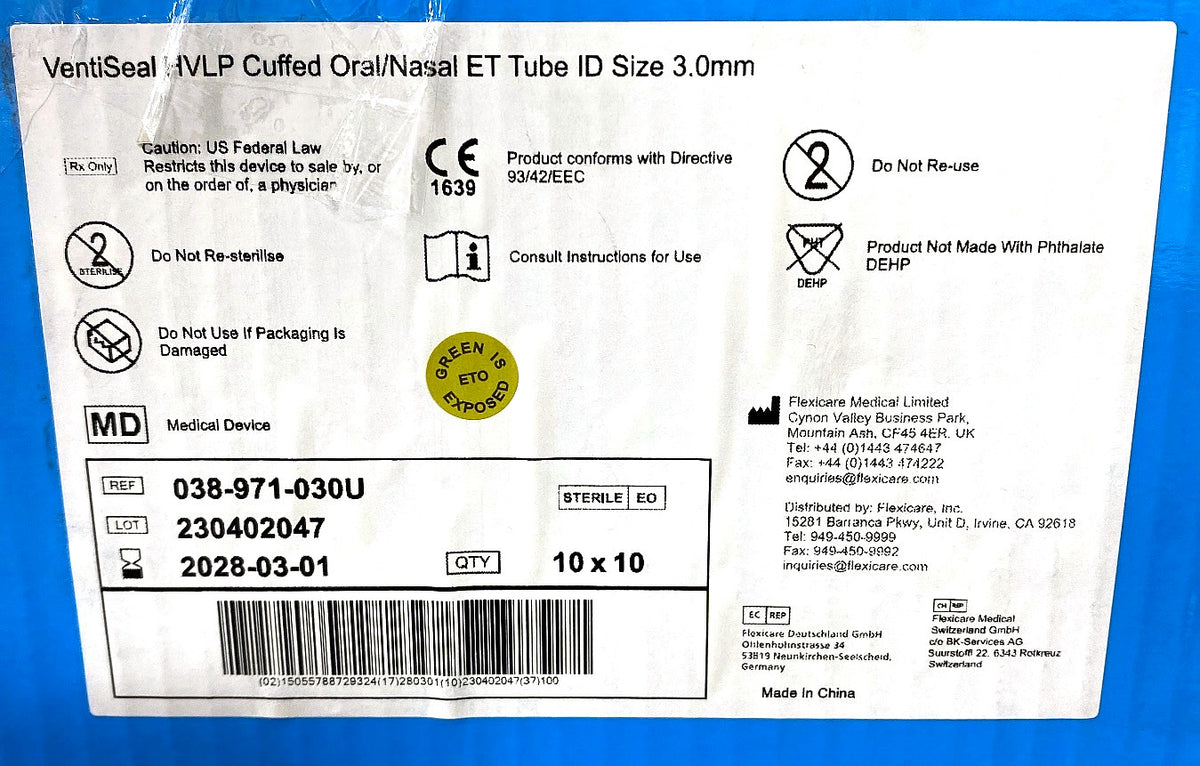 038-971-030U - FLEXICARE - Venti seal HVLP cuffed nasal, (CS/100)